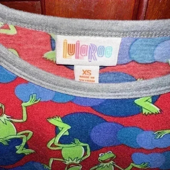 Lularoe XS Kermit Randy t shirt NWT. - Picture 4 of 8